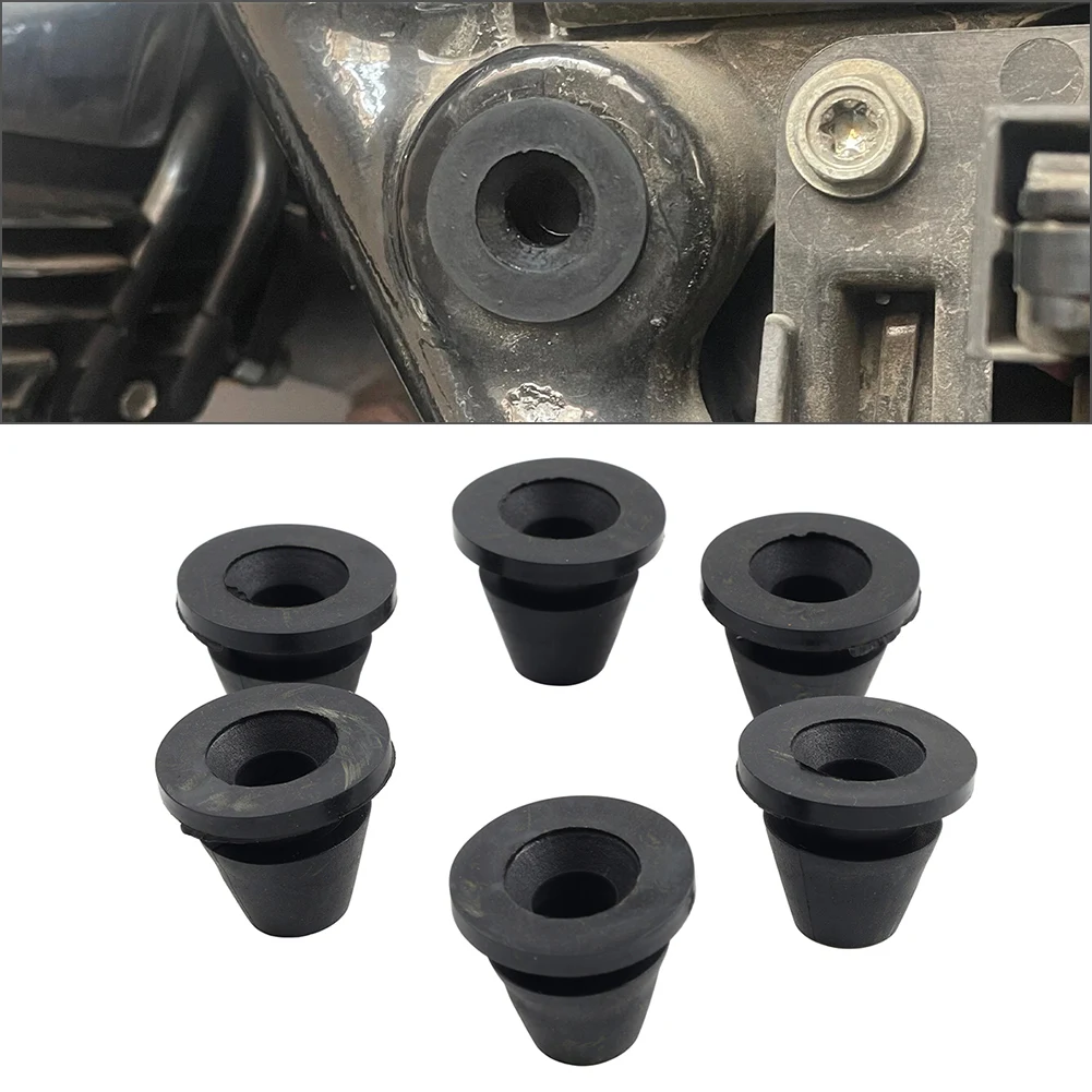 6PCS Motorcycle Rubber Side Cover Grommets For Harley Davidson Touring Road Electra Glide 2008-2024