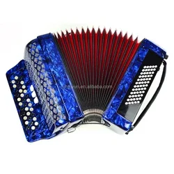 Professional 34 Buttons 60 Bass 3 Registers Accordion Instrument JB3460A