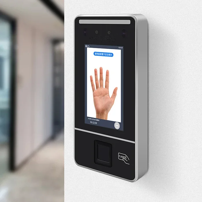 008 001 Biometric Employee Attendance Machine,Multifunctional Face Recognition Machine,Palmar Vein Recognition for Offices