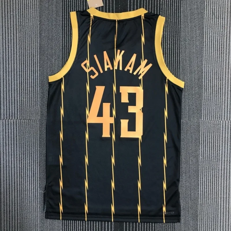 24/25 Latest Hot Basketball Vest Siakam No. 43 Retro City Edition Same Jersey Summer Men's Boys Crew Neck Sleeveless Top