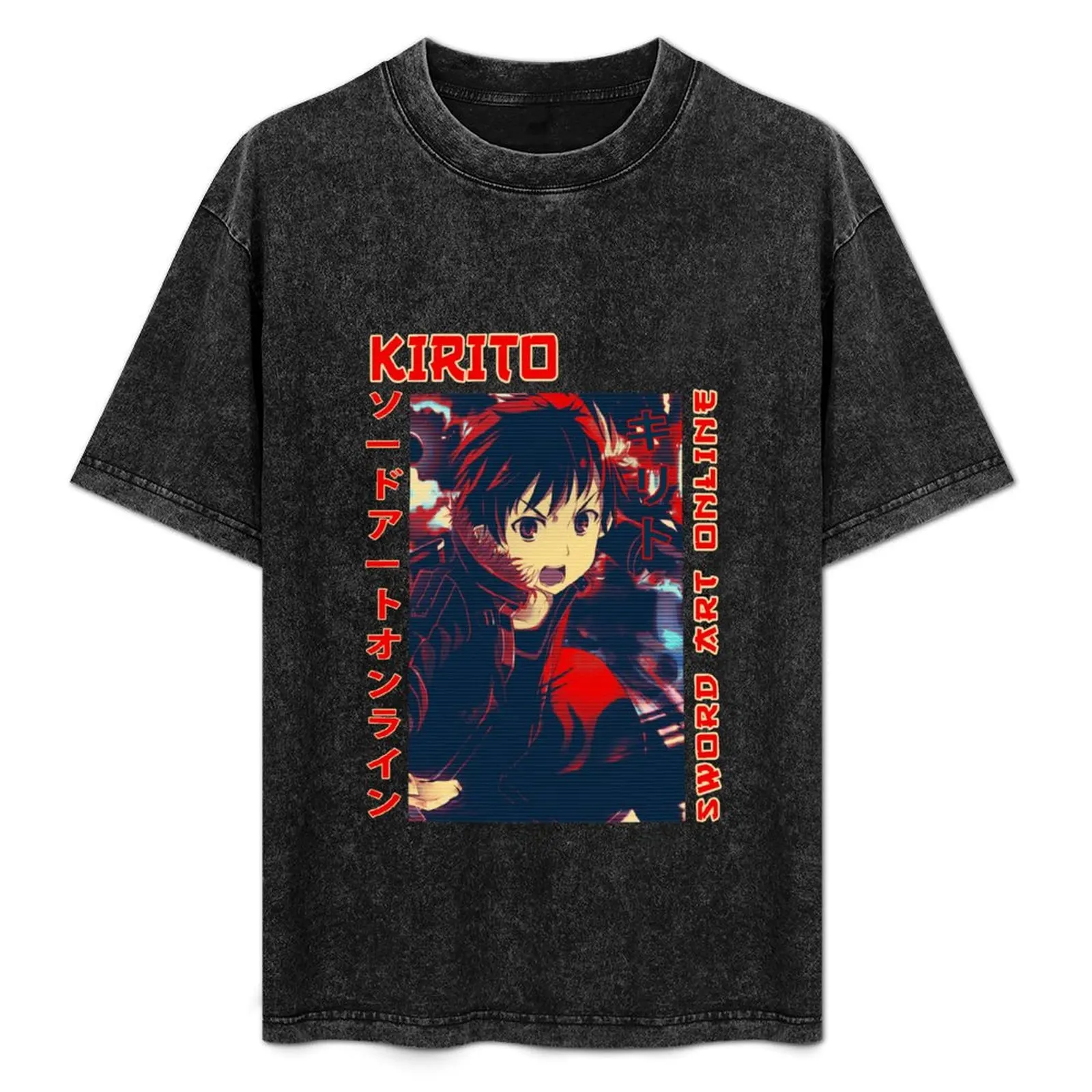 Kirito Sword Art Online T-Shirt Anti-Pilling Casual T-Shirt