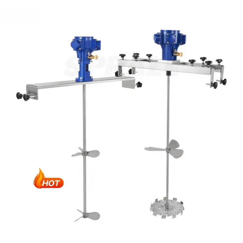 Ferramenta pneumática industrial 50-100 galões, mistura de materiais líquidos, dissolvedor de laboratório, agitador pneumático, misturador de tinta