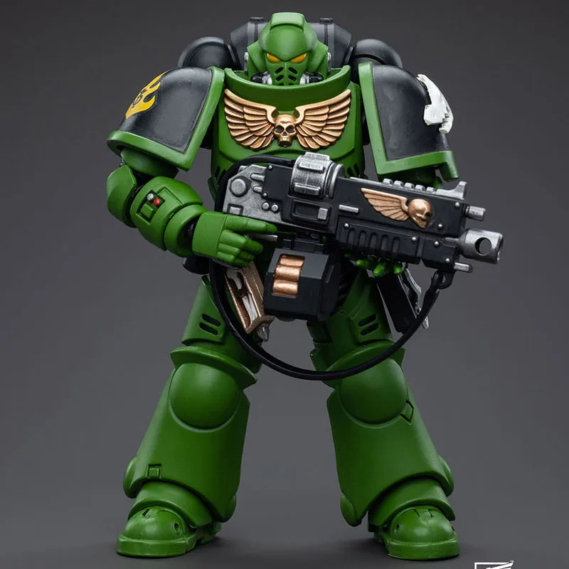 

JOYTOY Warhammer 40K 1/18 Salamanders Intercessors Action Figure Brother Haecule Sergeant Tsek'gan Soldier Figurine Model Toy