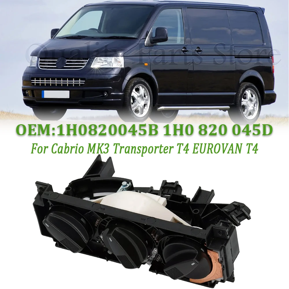 Unidad de control de clima con interruptor de calefacción A C para VW Jetta y GOLF mk3 VENTO EUROVAN Multivan Seat Ibiza Arosa 1H0820045C 1H0820045D