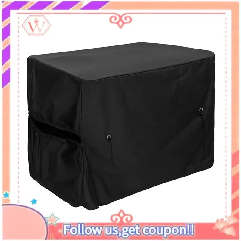 

AT84-Pool Heater Cover Heat Pump Cover Pool Heater Cover For Winter,Hose Hole And Hook & Loop Strip Design