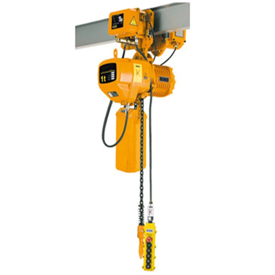 Repair Workshop Remote Control Bag Stage Mode Pull Lift Manual Lifting 1 2 3 5 Ton Electric Chain Hoist with Electric Trolley