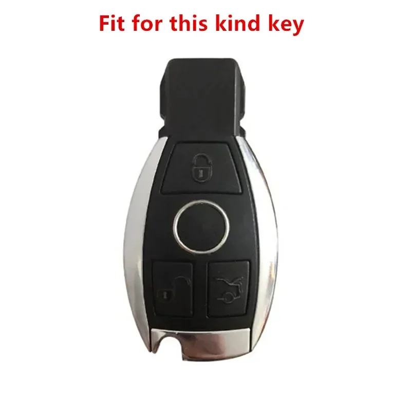 Silicone Car Samrt Key Fob Case Cover For Mercedes for Benz A B C E S G Class W204 W205 W212 W213 W176 W177 GLC CLA AMG Parts