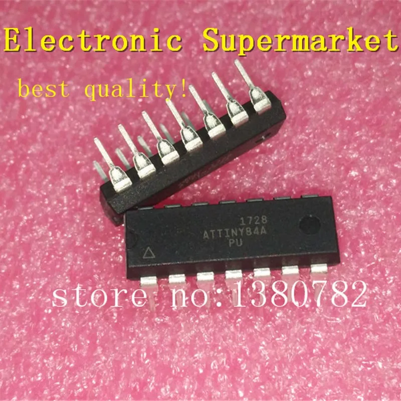 

Free Shipping 10pcs/lots ATTINY84A-PU ATTINY84A DIP-14 IC In stock!