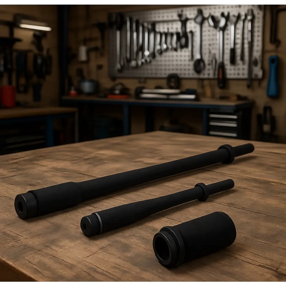 

Truck Anchor Pin Bushing Kit Long Short Drivers 2PCS Works with 1-3/8 Bushing 11-1/2 Inch Drive