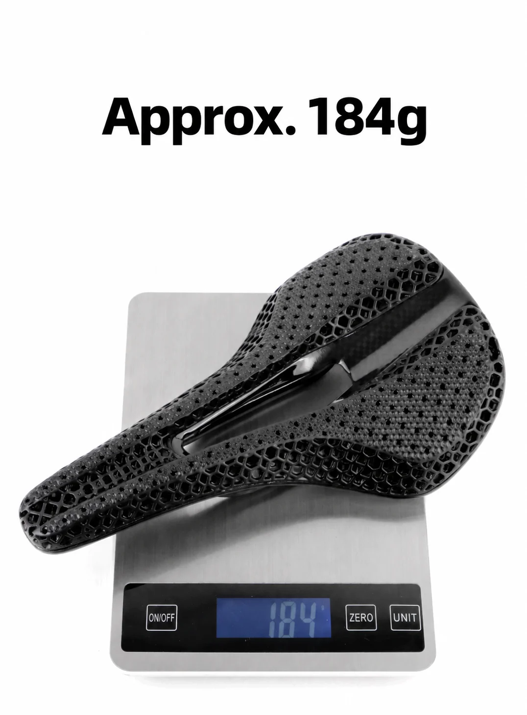 VXM Rennrad 3D-gedruckter Hohlkissen-Sattel aus ultraleichtem Carbonfaser-Mountainbike-Klappmaterial mit Satteltasche – Detail 10