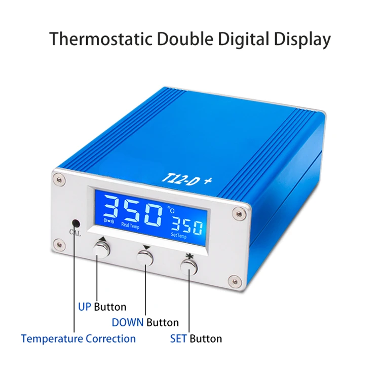 75W Mini digital display temperature adjustable T12 soldering station for mobile phone repair