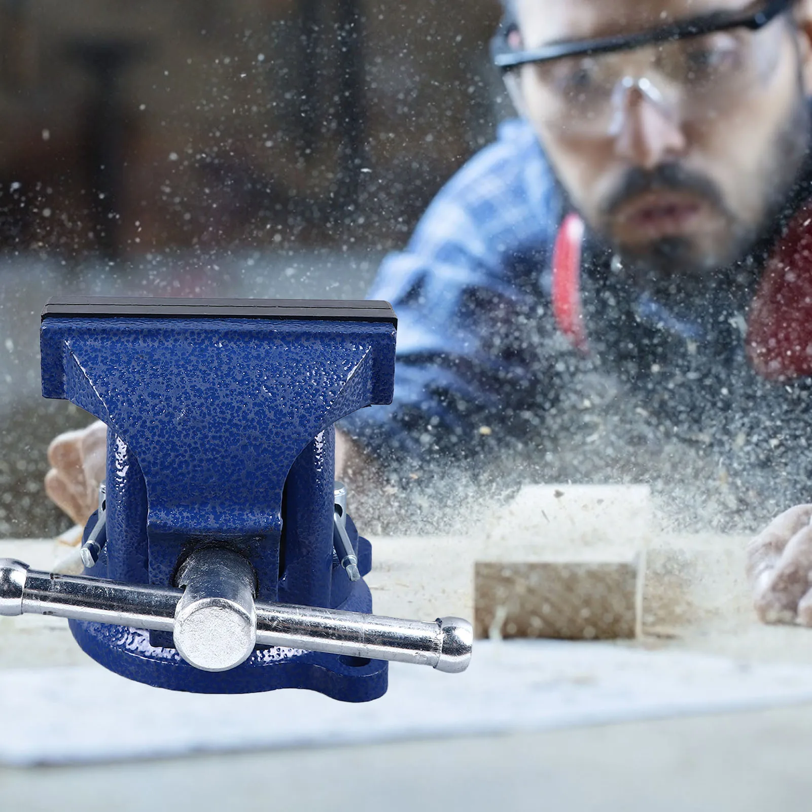 

Bench Vise 5KG 100mm Jaw High Hardness Table Vise Clamp for Woodworking Bench Vise Clamp Woodworking Vise Table Vise