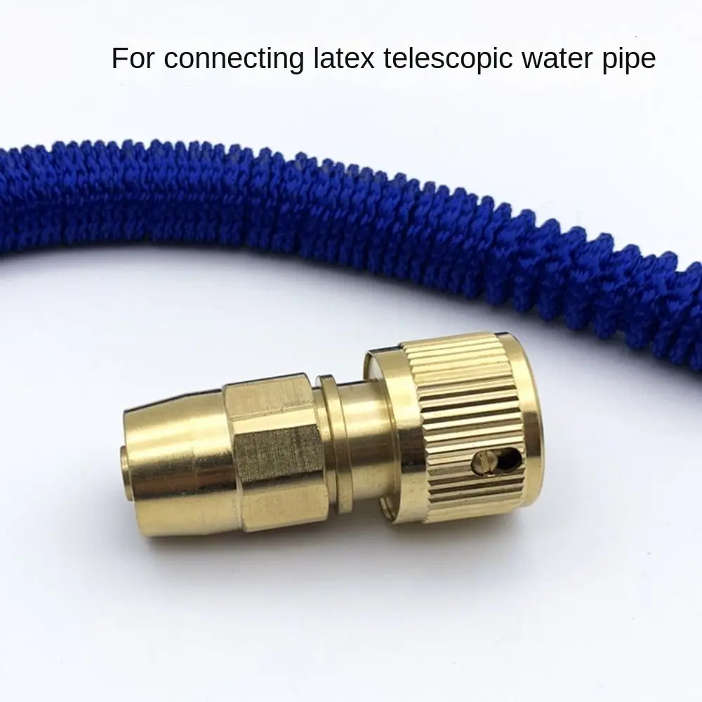 Expandable Copper Hose Connector Telescoping Hardware Quick Connect Latex Internal Butt Joint Hose Adapter