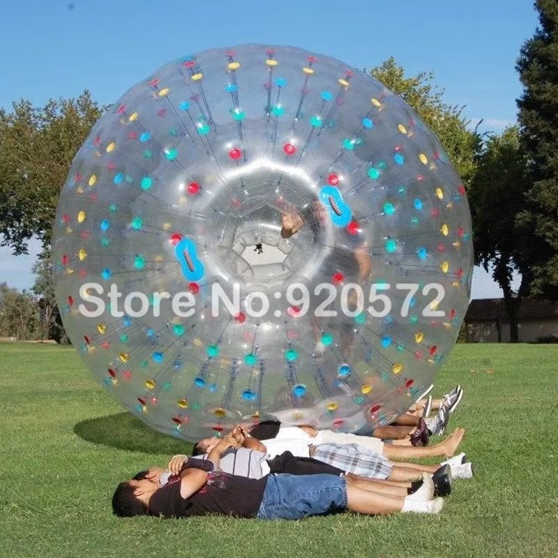 Inflatable Zorb Ball ยักษ์ขนาดมนุษย์หนูแฮมสเตอร์สําหรับคน Go ภายใน PVC หญ้า Ball/Snow Ball 2.5M