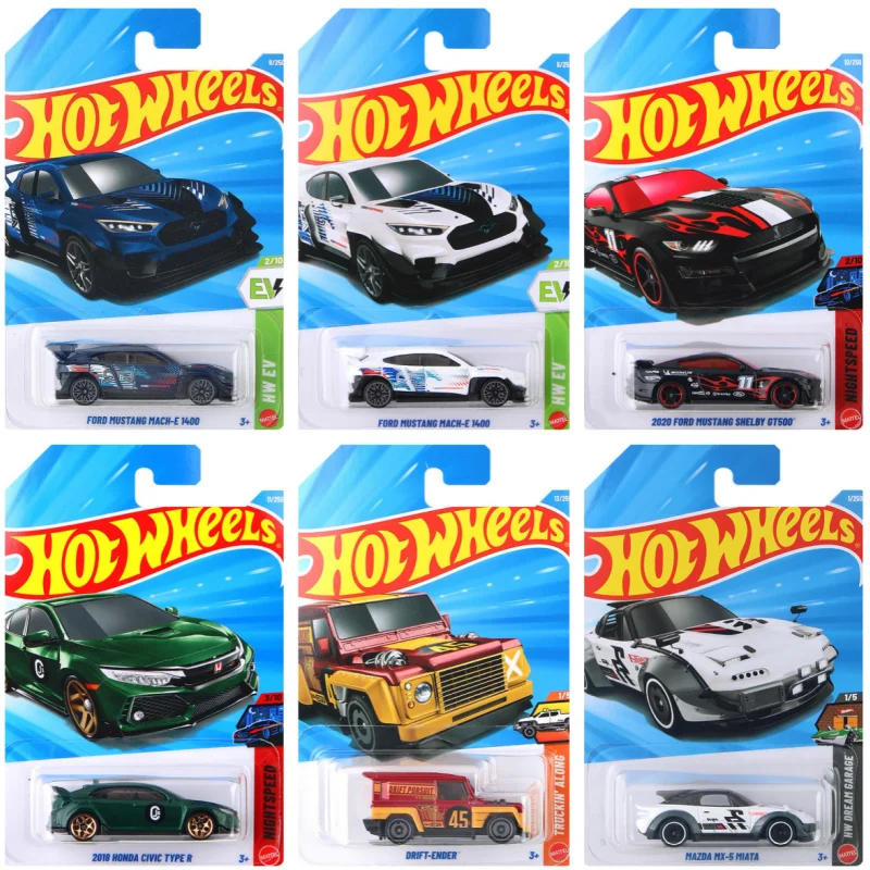 

2026 New Hot Wheels 1: 64 Diecast Alloy Car Model Collection Ferrari Bugatti Porsche Simulation Vehicle Toy For Collectors Hobby