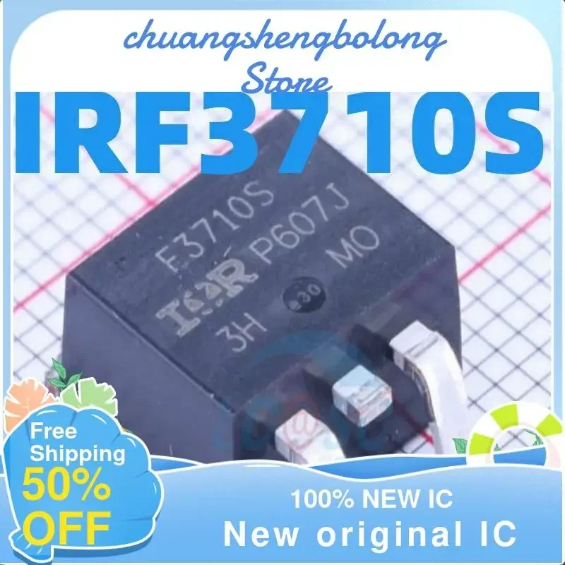 10PCS IRF3710S IRF3710STRLPBF New original IC