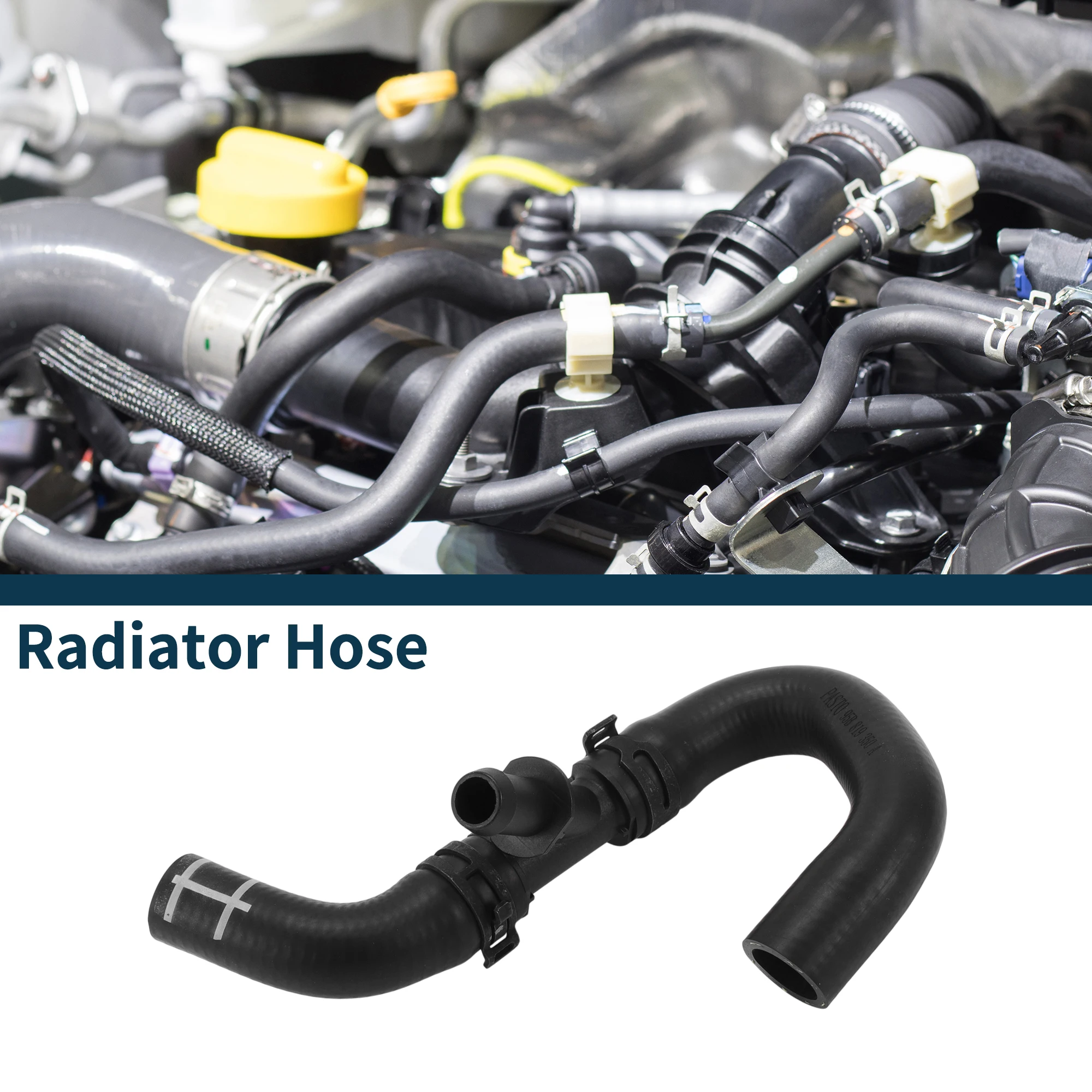 

Motoforti Шланг радиатора Шланг обогревателя Выпускной шланг радиатора для Porsche Macan No 95B819350A Резиновая трубка охлаждающей жидкости