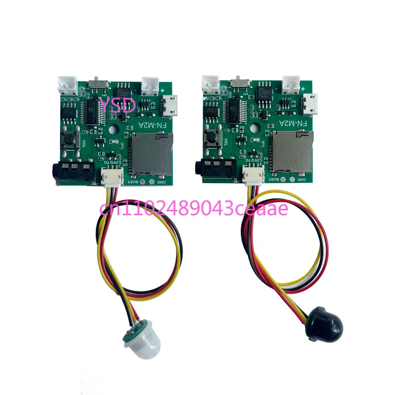 PIR Motion Trigger MP3 Sound Module Infrared Human Body Induction Audio Player DIY Sensor Voice Playback Board