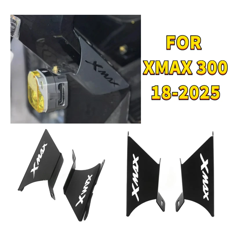 

For XMAX300 XMAX 300 2018-2025 Motorcycle Footrest Spotlight Bracket Stainless Steel Spotlight Bracket Modification Accessories