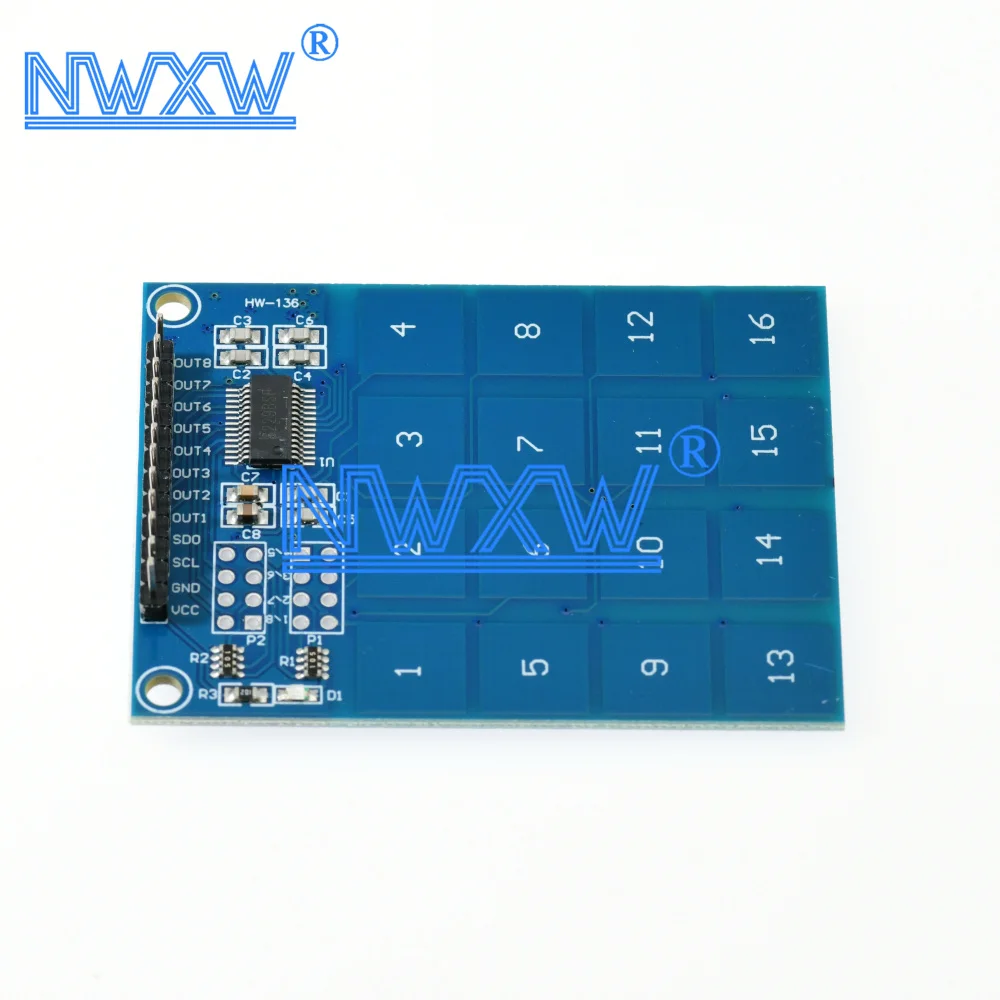 TTP229 16 channel capacitive touch switch digital touch sensor module