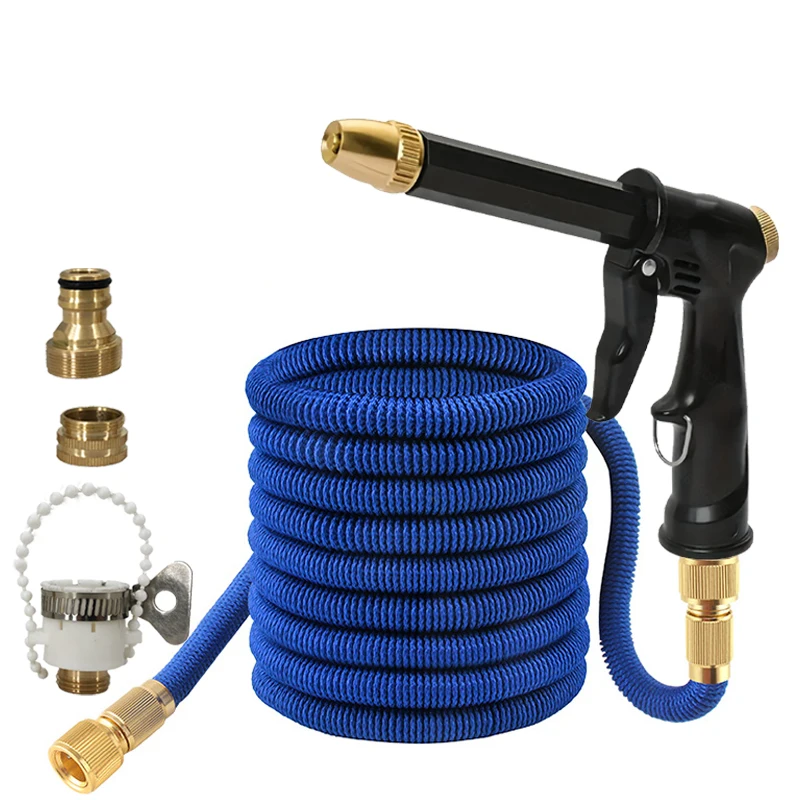 Garden Expandable Hose And High-Pressure Car Wash Gun, Multi-Mode, Household Car Wash And Garden Watering Cleaning Water Pipe