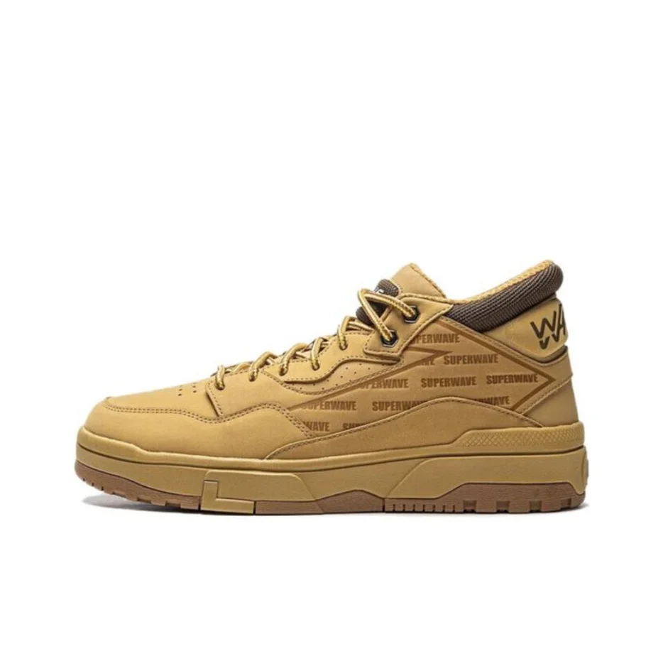 Li Ning Wave MID FLEECE Minimalist Style Versatile, Soft Rebound, Platform Height Increasing, Fleece Lined Comfortable AGCU419-1