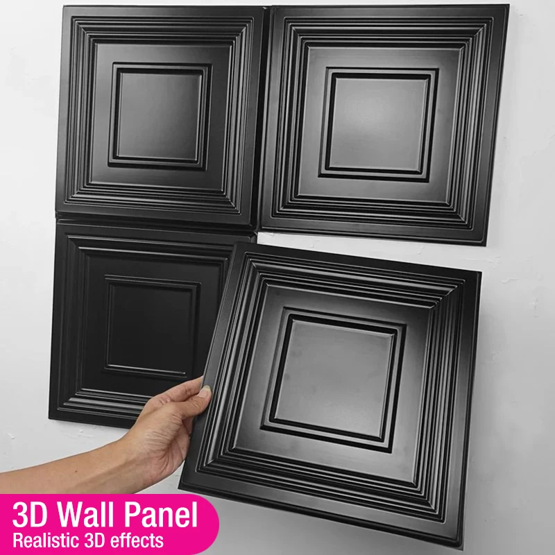 

30x30cm house wall renovation stereo 3D wall panel non-self-adhesive 3D wall sticker art tile 3d wallpaper room bathroom ceiling