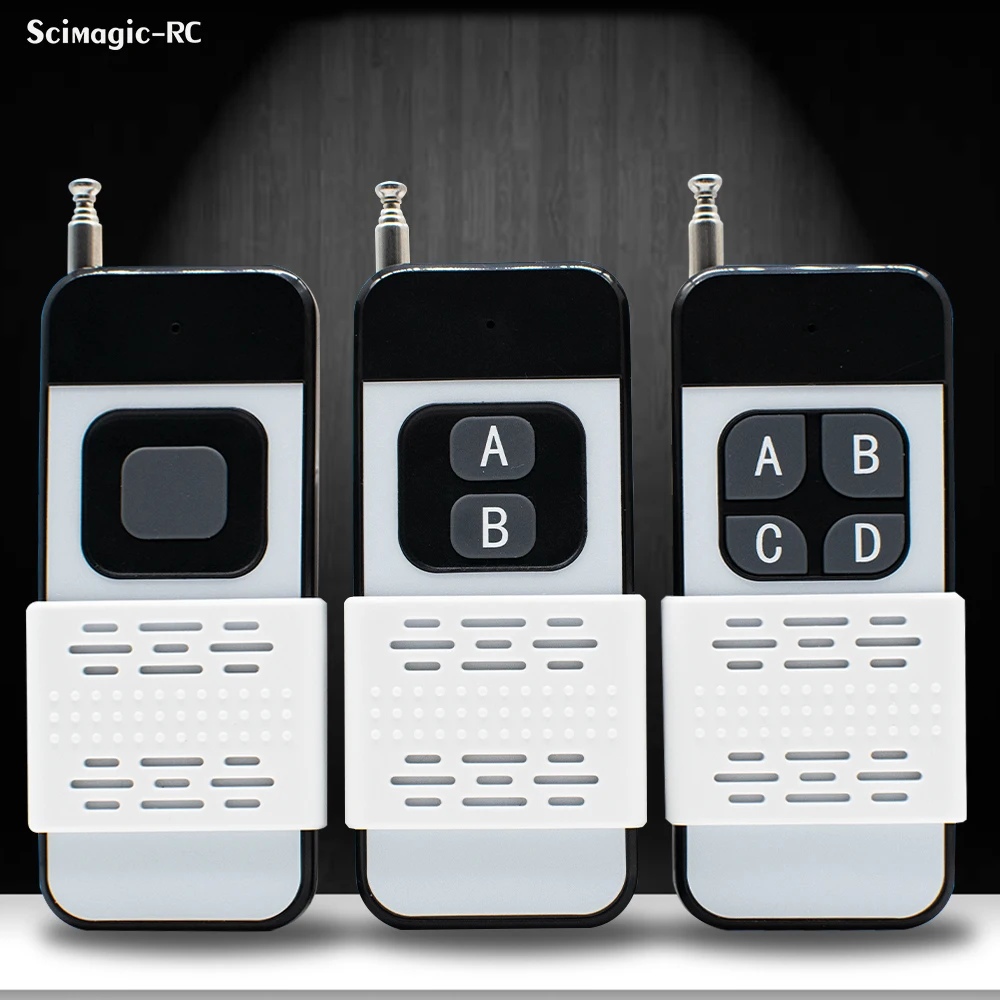 1-20PCS 1527 Learning Code RF Remote Control 1/2/4 CH 433Mhz 1000 meters Long Distance Transmitter For Lamps Lights Door