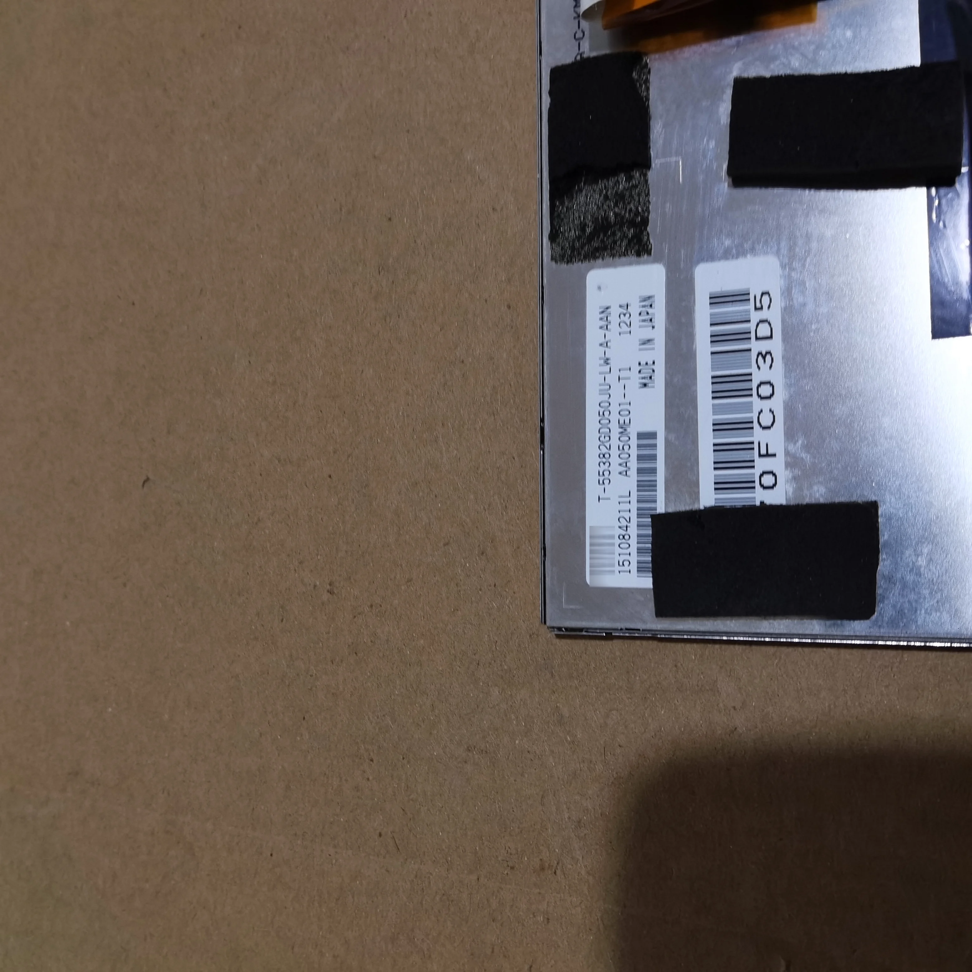 5 polegadas tela LCD, 800x480, aa050me01-t1