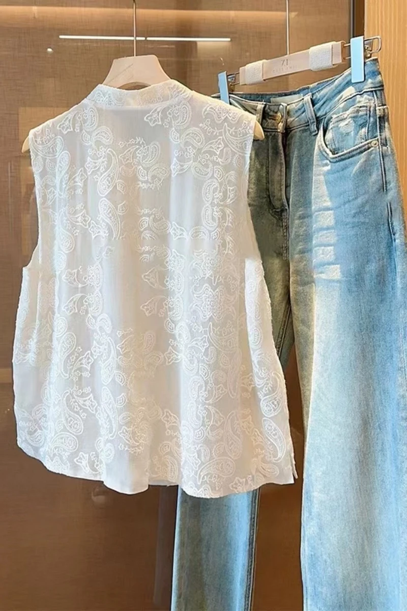 بالإضافة إلى حجم المطرزة زر Bal سترة المرأة الصينية Sle Jaet ملابس خارجية مريحة للتنفس جولة Ne Design