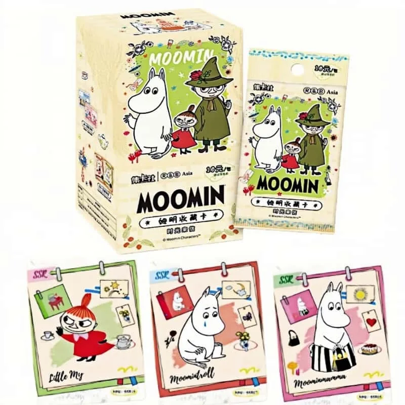 

Card.fun Official Moomin Cards | 10 Packs Booster Box | Anime TCG CCG Collectable Trading Card Pack for Fans, Ideal Gift Choice