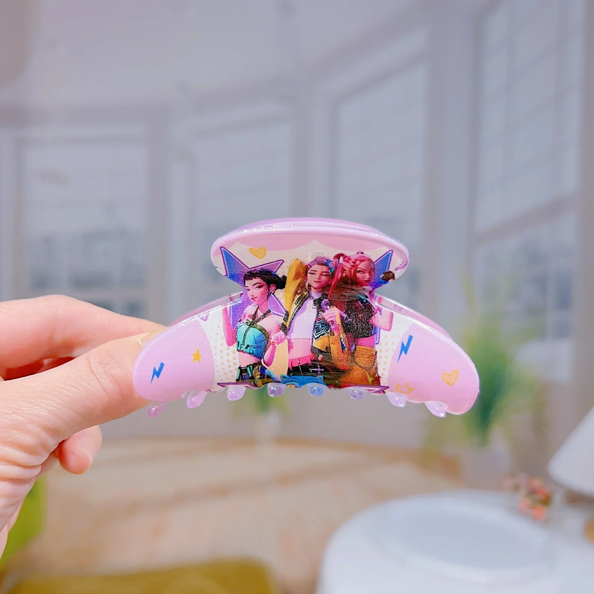 2026 HOT Neue Anime-Haarspangen „Jagdhexengruppe“ Krallenklammern Niedliche Plastik-Haaraccessoires Stilvolle Geschenke für Kinder und Mädchen – Detail 7