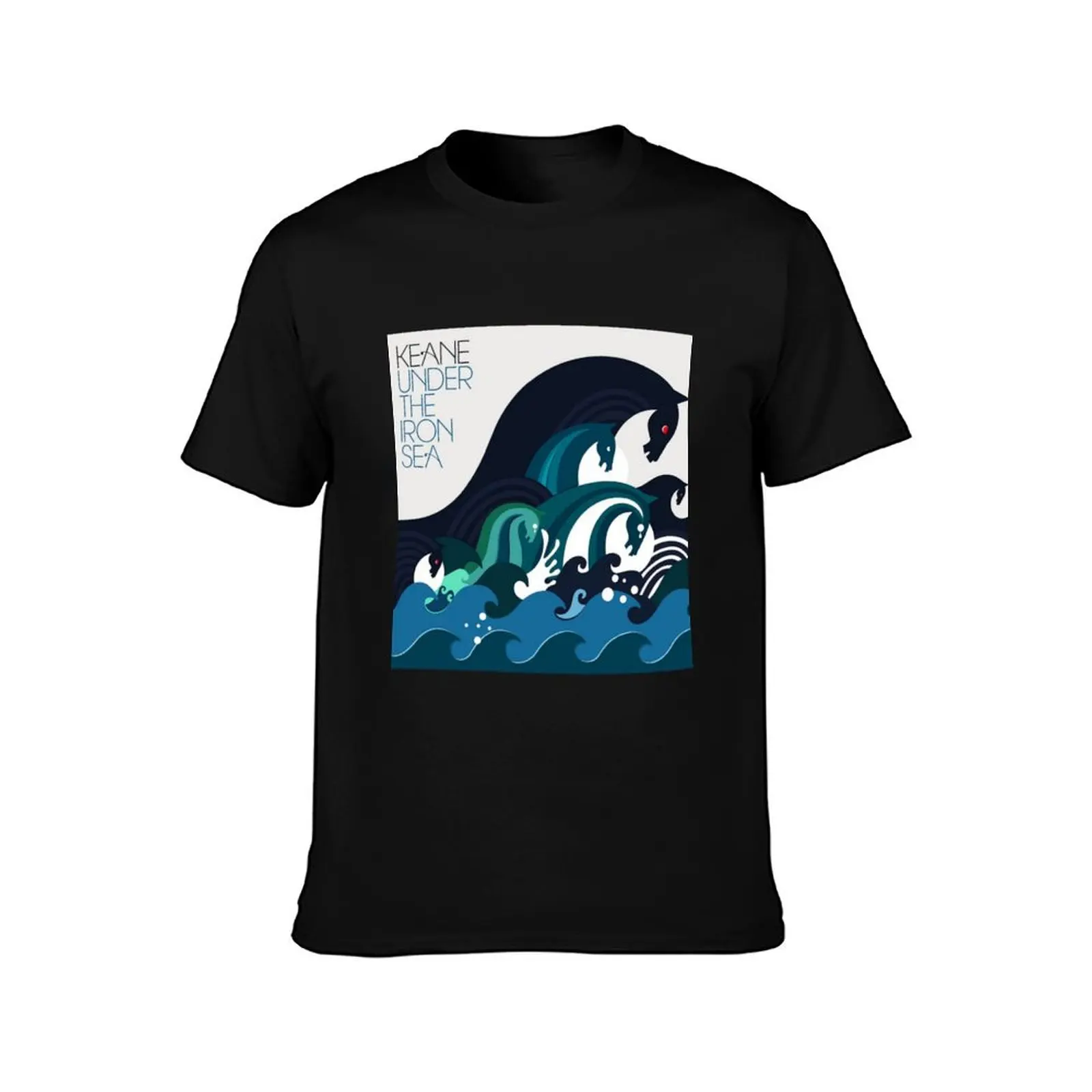 Keane under the iron sea T-Shirt Summer Casual Cotton Tee Oversized Streetwear Tops Vintage Graphic Print Unisex Men Women