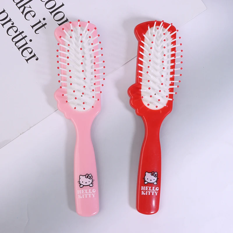 Anime Air Cushion Comb para Crianças, Cabelo Comprido Kawaii, Cabelo Portátil Rosa, Presentes para Meninas