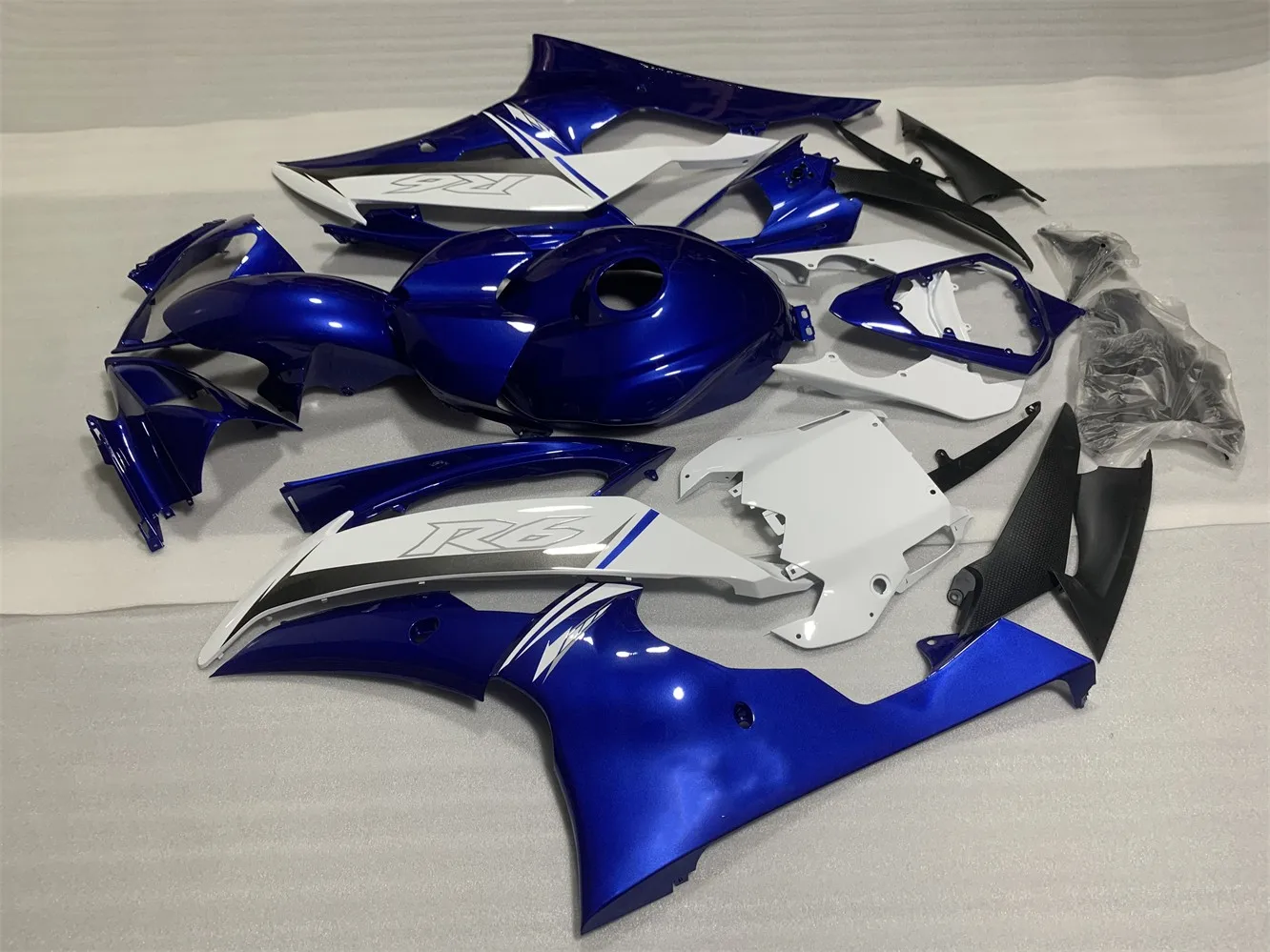 Fit for YZF-600 R6 2008 2009 2010 2011 2012 2013 2014 2015 2016 blue white fairings 08 09 10 11 12 13 YZF R6 fairing kit