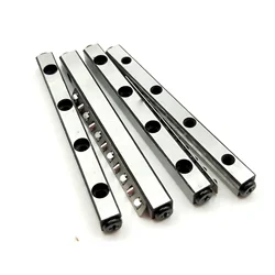 VR2 VR3 VR4 VR6 (4 Guides+2 Holders) Set Stroke 18-216mm GCr15 Cross Roller Guide Linear Precision