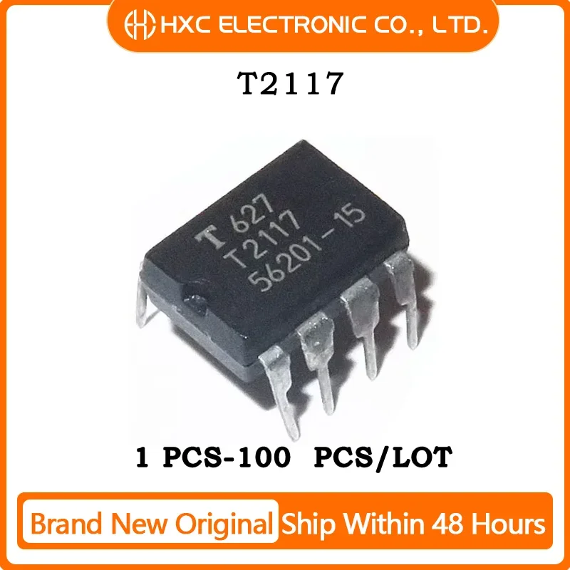 

1PCS/5PCS/10PCS/50PCS T2117-3AS T2117 IC PWR SWITCH BIPOLAR 1:1 8DIP 100% New Original IC