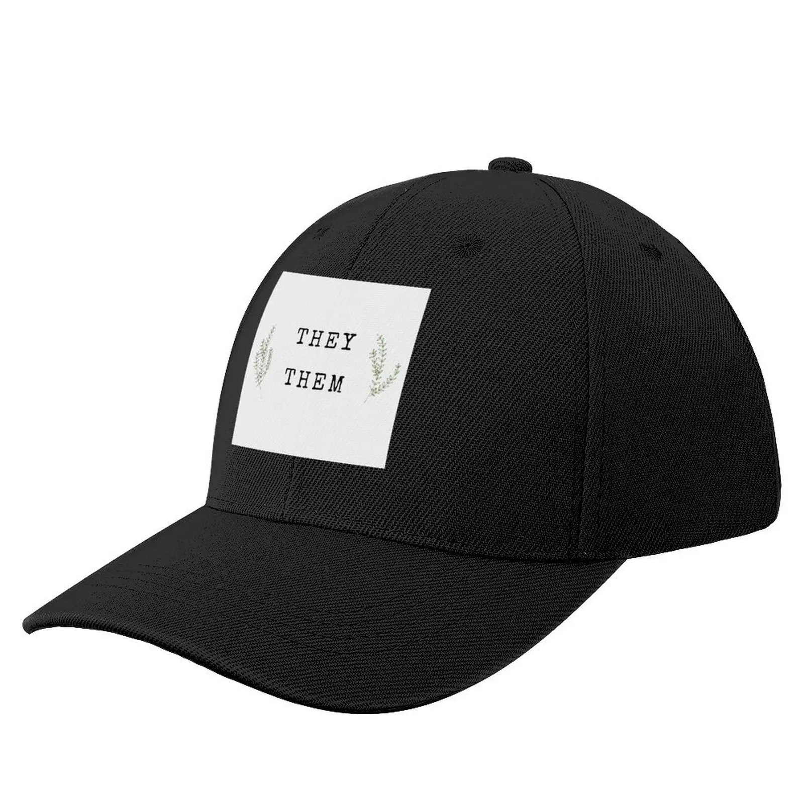 They Them Pronouns (Plant) Baseball Cap beach hat Hip Hop dad hat Beach Bag Elegant Women's Hats Men's