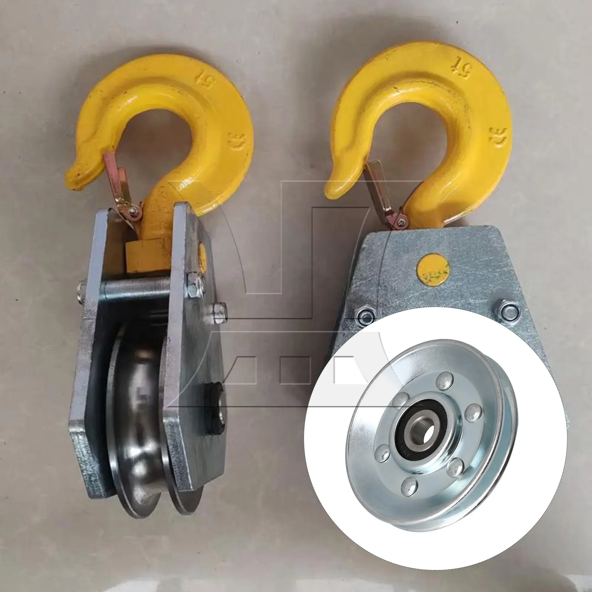 

73x10x11mm CNBTR V-Shape Cable Pulley with Iron Bearing, Silver Industrial Pulley for Industry Mechanical Drive & Cable Transmis