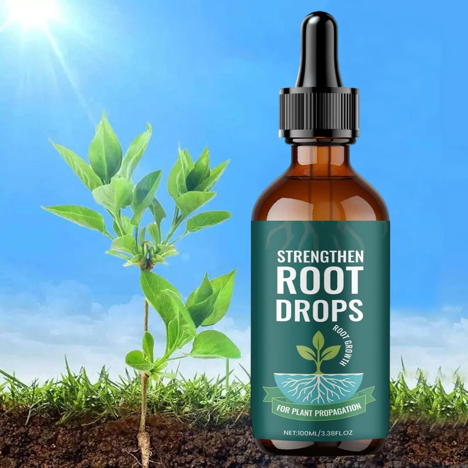 100ml Liquid Rooting Hormones Plant Root Stimulator For Faster Propagation Indoor Outdoor Hydroponic Gardening rooting drops