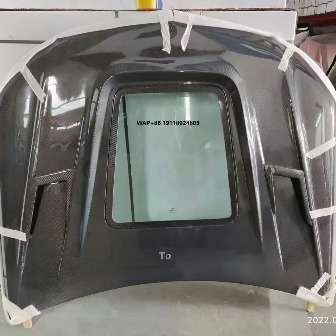 

C-Class W204 C63 Custom Engine Hood Carbon Fiber Transparent with Uprgraded Steel Screws for Newer Models