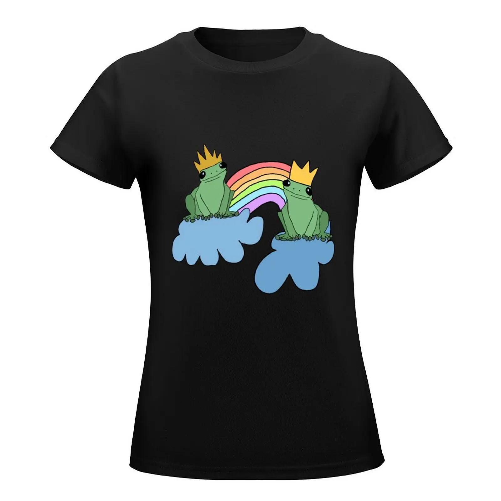 Rainbow queens T-Shirt heavyweights plain plus size tops plus sizes cotton t shirts Women