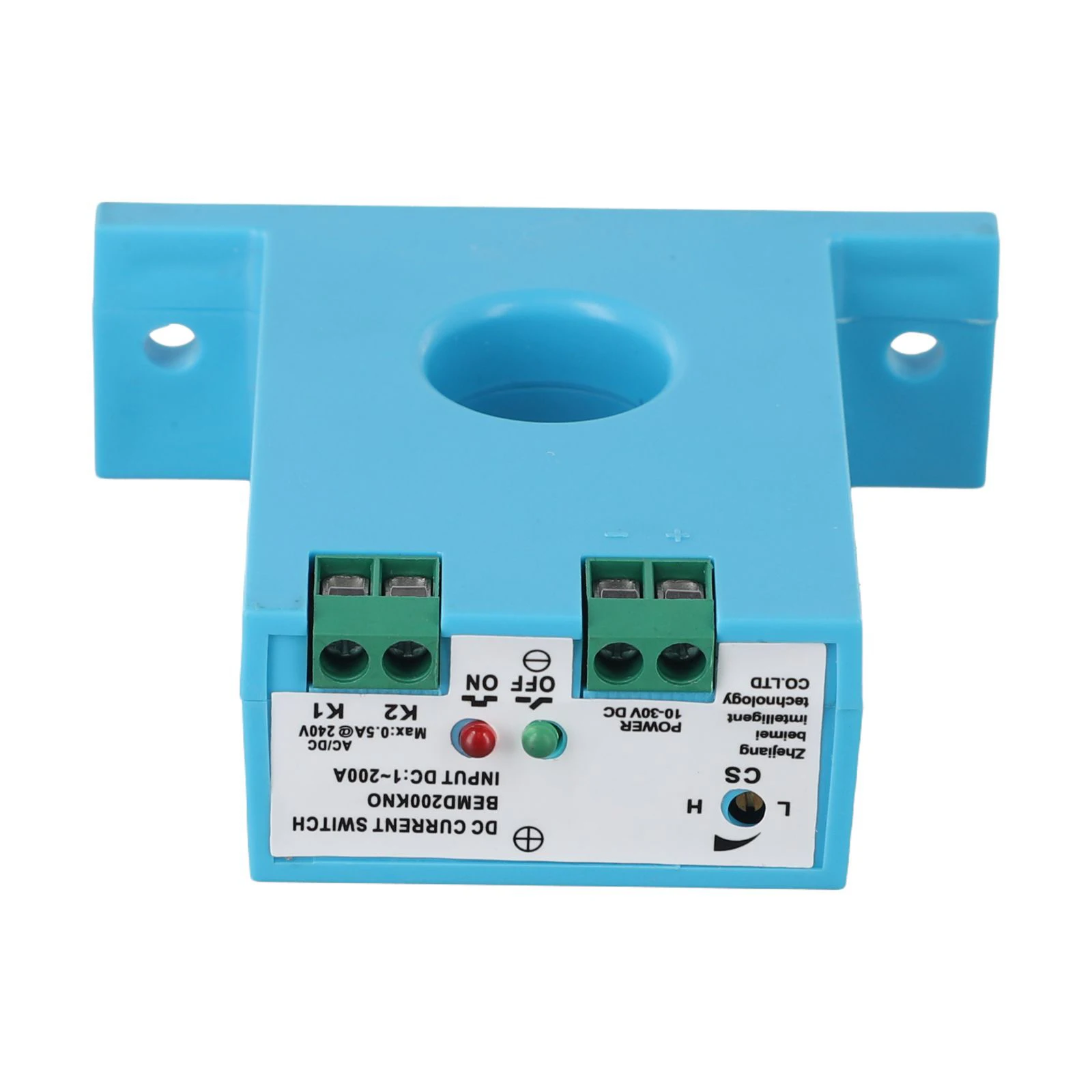 Current Relay Overload For protection Switch DC 1200A for Industrial Automation with NO Contact and Signal Output to PLC