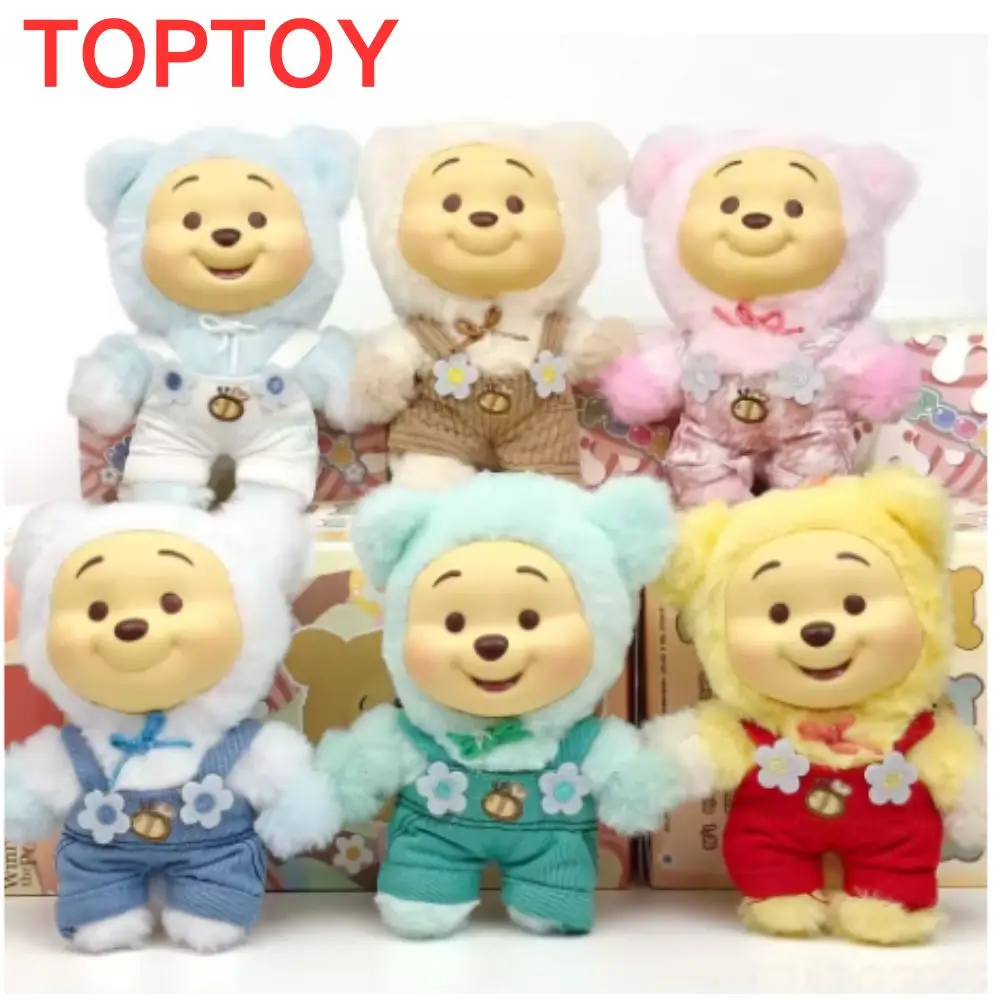 

TOPTOY Winnie The Pooh Candy Series слепая коробка милое виниловое лицо плюшевая подвеска Pupu медведь кукла модные трендовые игрушки Декор подарок