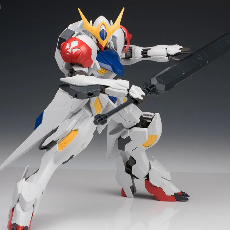 Bandai KIT MODEL Asli GUNDAM MEKANIK PENUH Gundam Barbatos Lupus 1/100 Figur Anime Model Perakitan Mainan Hadiah Model untuk Anak Laki-laki