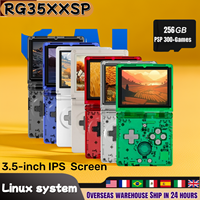 ANBERNIC RG35XXSP Flip Handheld Game Consoles 3.5-inch IPS 640*480 Screen Retro Video Game Linux WIFI 3300mAh 256G PSP 300+Games