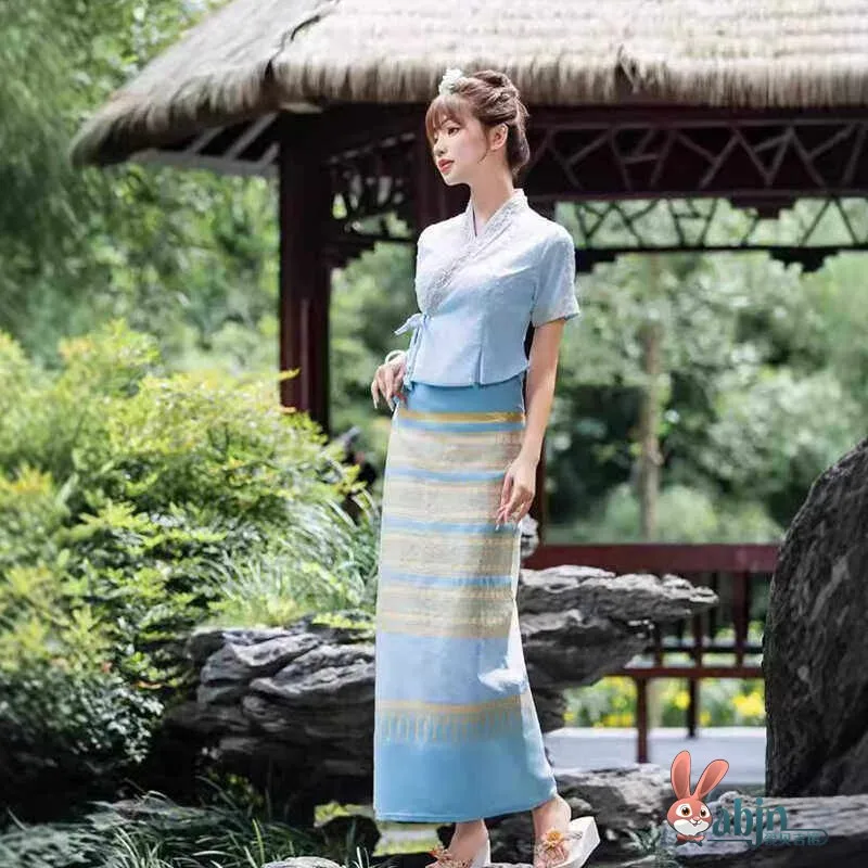 

Традиционная женская одежда Taishan: весенне-летний стиль, рабочая одежда, для фестивалей и фотосессий, этническая мода, полиэстер