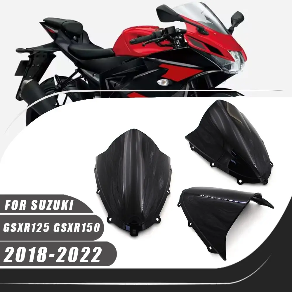 For Suzuki GSXR125/GSXR150 2018-2022 GSXR 125 GSXR 150 2021 2020 2019 Motorcycle Windshield Windscreen Wind Deflectors