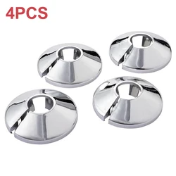 4PCS 15 Mm Faucet Decorative Cover Stainless Steel Water Pipe Connector Heighten Valve Panel Shower Kitchen Faucet Accessories