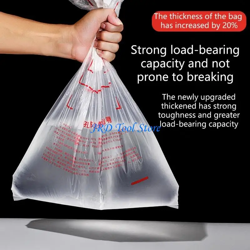A2UD Reliable Dust Control Bag for Electric Hammer Drilling Dust Bag Waterproof Design Side Adhesive Enhances Grips Security